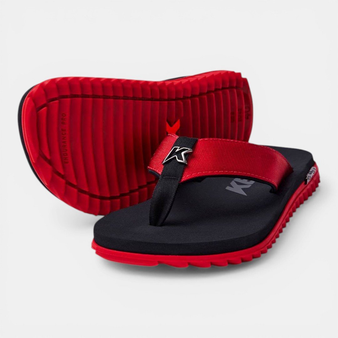 Sandália Kenner Kivah Preto com Vermelho Preto/Vermelho 2