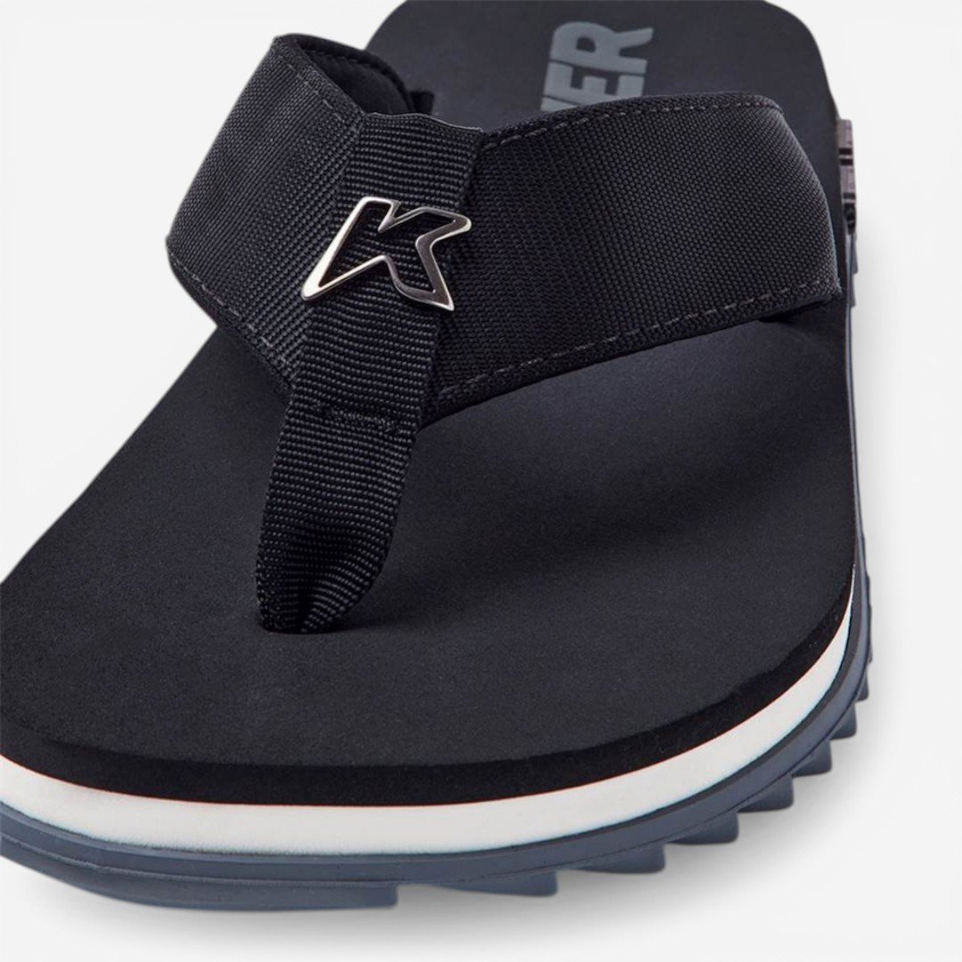 Sandália Kenner Kivah Line Cinza com Preto Cinza/Preto 5