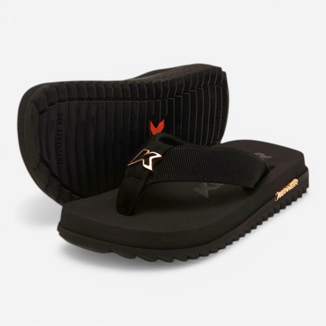 Chinelo Kenner Kivah Infantil Preto Preto 2