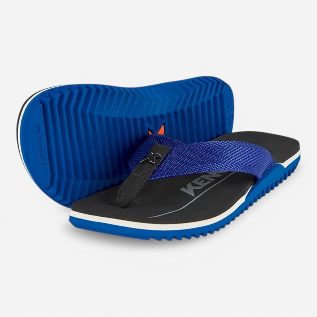 Chinelo Kenner NK6 Pro Preto com Azul Azul 2