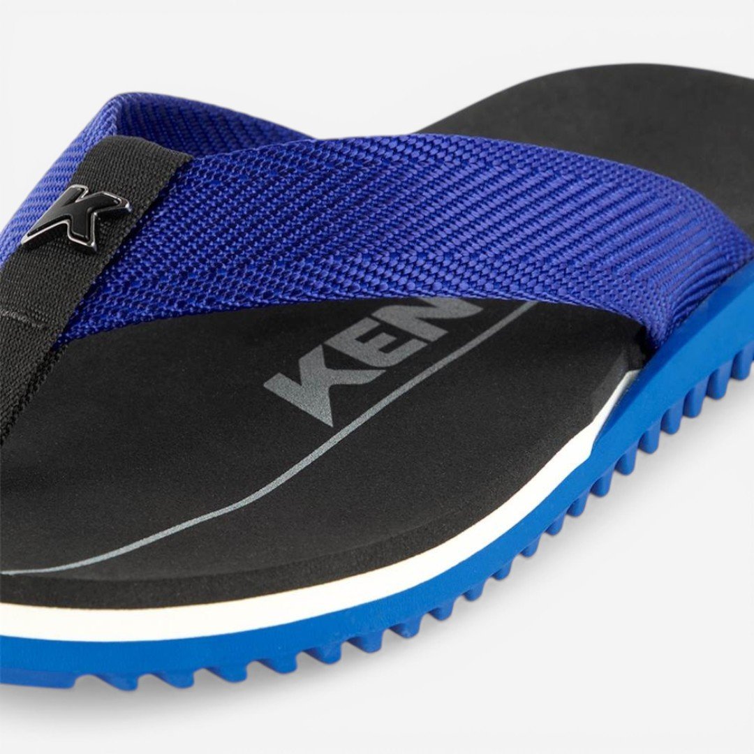 Chinelo Kenner NK6 Pro Preto com Azul Azul 4