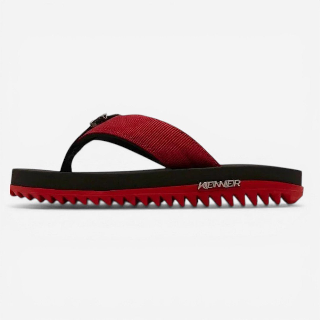 Chinelo Kenner Kivah Infantil Vermelho com Preto Vermelho/Preto 3