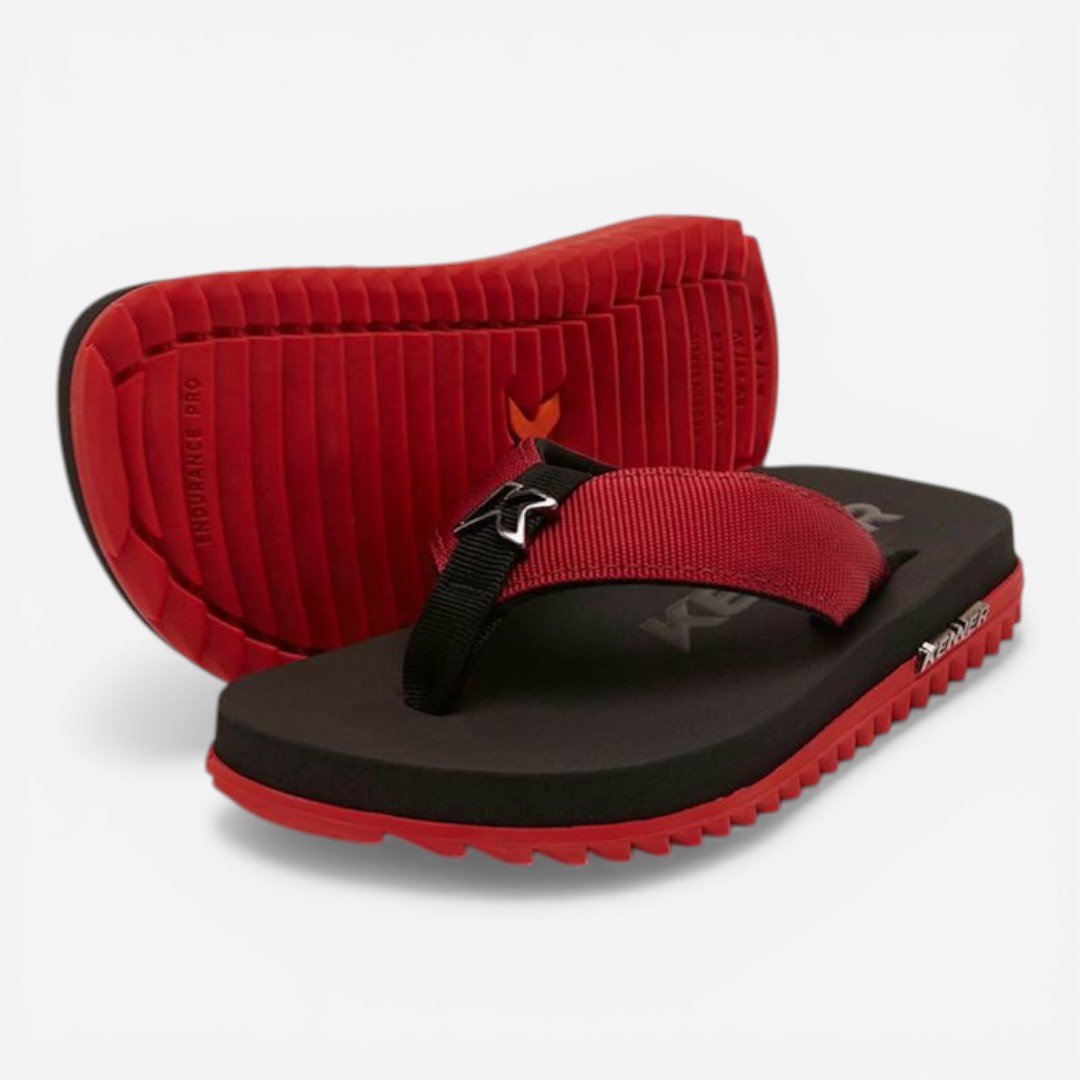 Chinelo Kenner Kivah Infantil Vermelho com Preto Vermelho/Preto 4