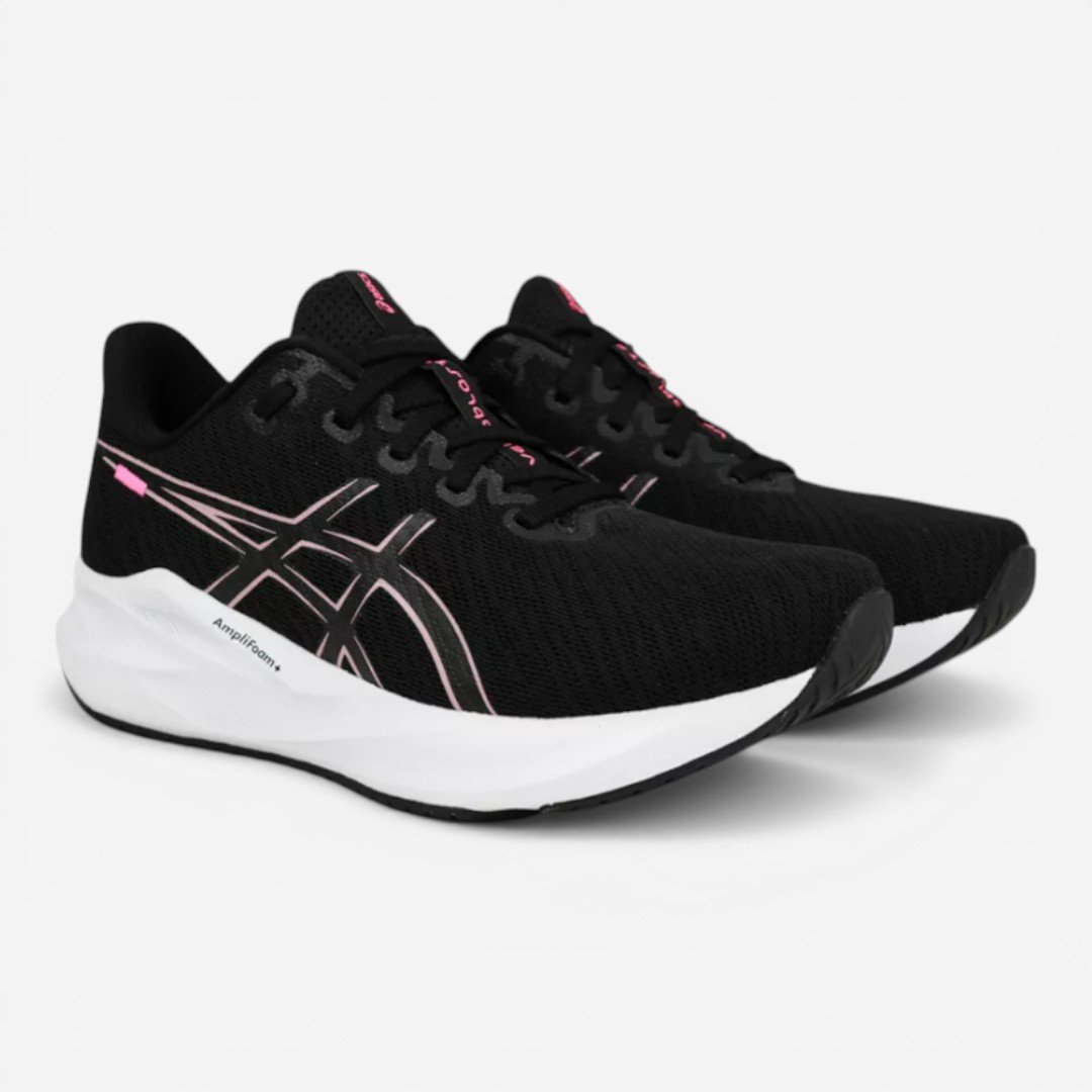 Tênis Asics Versablast 4 Feminino Preto com Rosa Preto 2