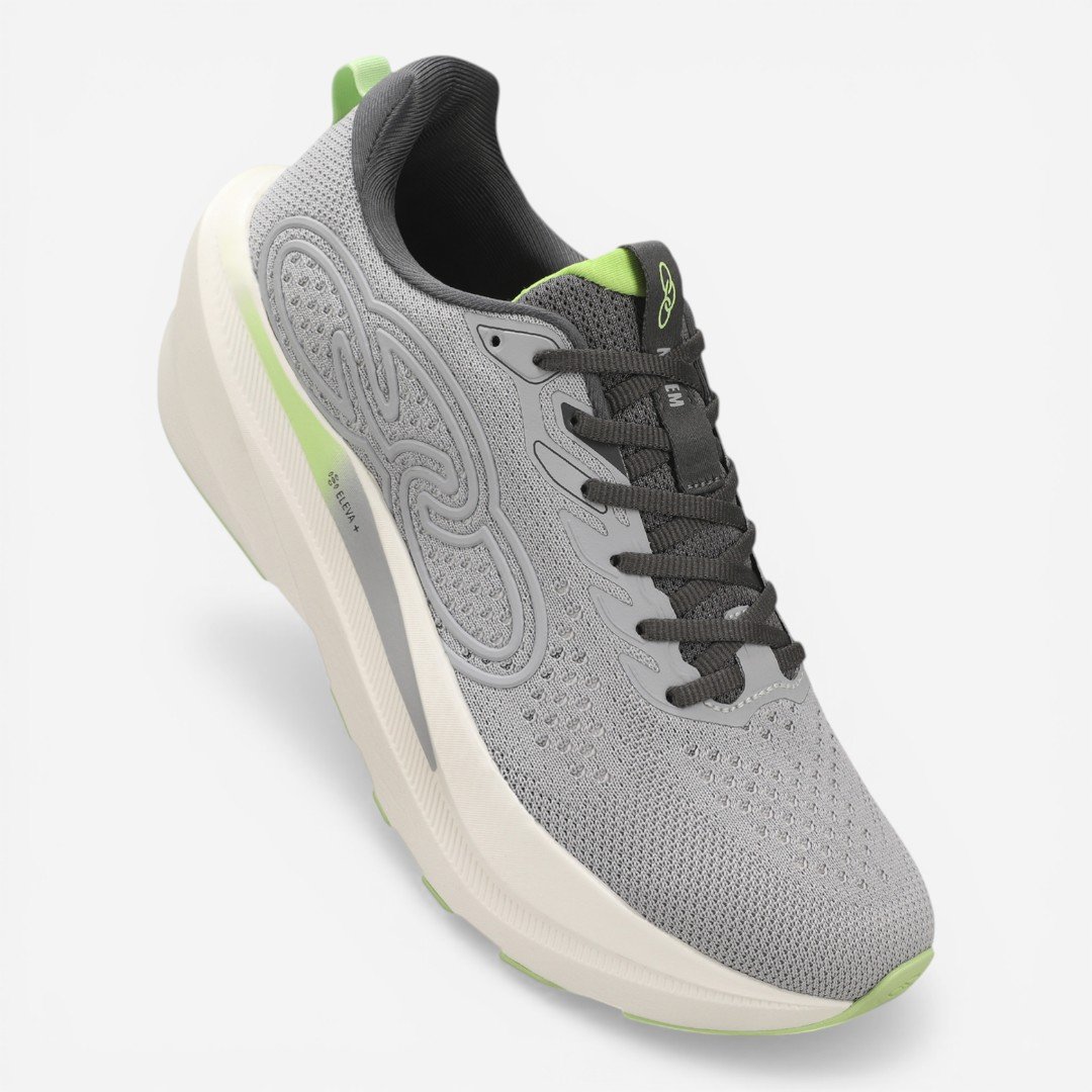 Tênis Olympikus Nuvem Cinza com Verde Cinza 2