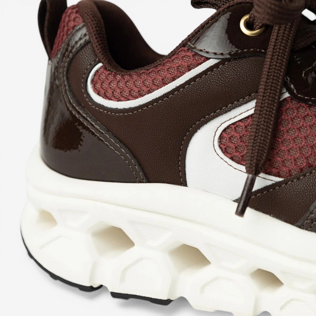 Tênis Piccadilly Maxi Tech Burgundy Marrom 4