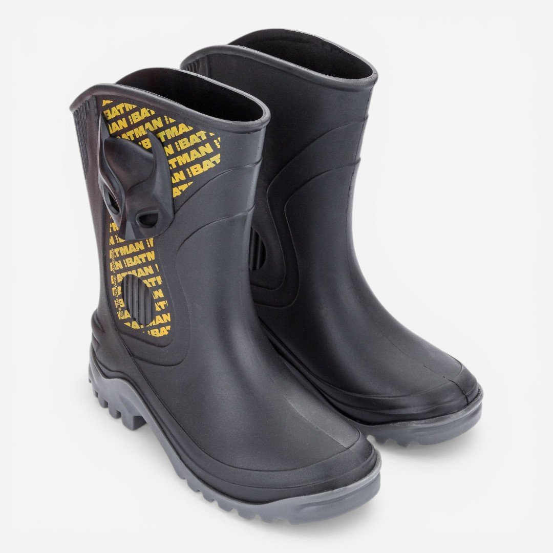 Bota Infantil Cinza Liga da Justiça Faster Grendene Kids Preto 2