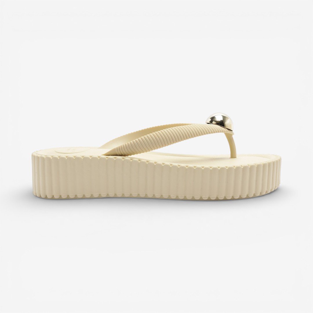 Tamanco Plataforma Off White Brizza Arezzo De Dedo