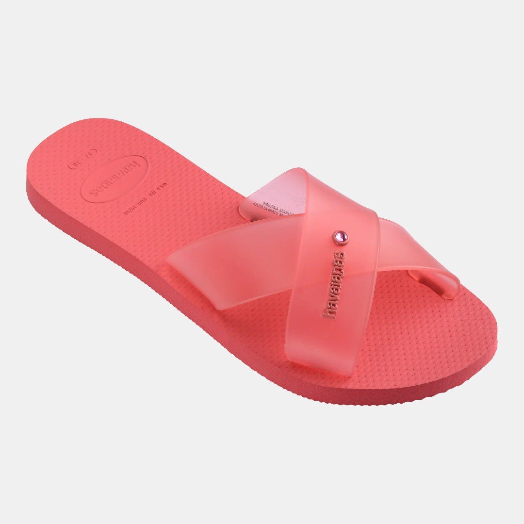 Rasteirinha Havaianas Aqua Jelly Coral Tropical Coral 2