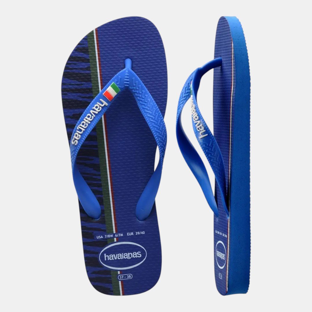 Chinelo Havaianas Top Nations Seleções Itália Azul Azul 4