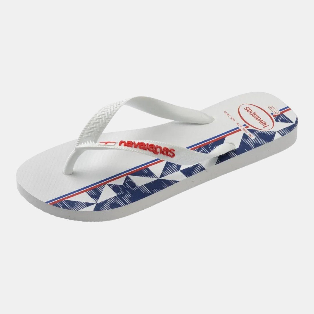 Chinelo Havaianas Top Nations Seleções Inglaterra Branco Branco 6