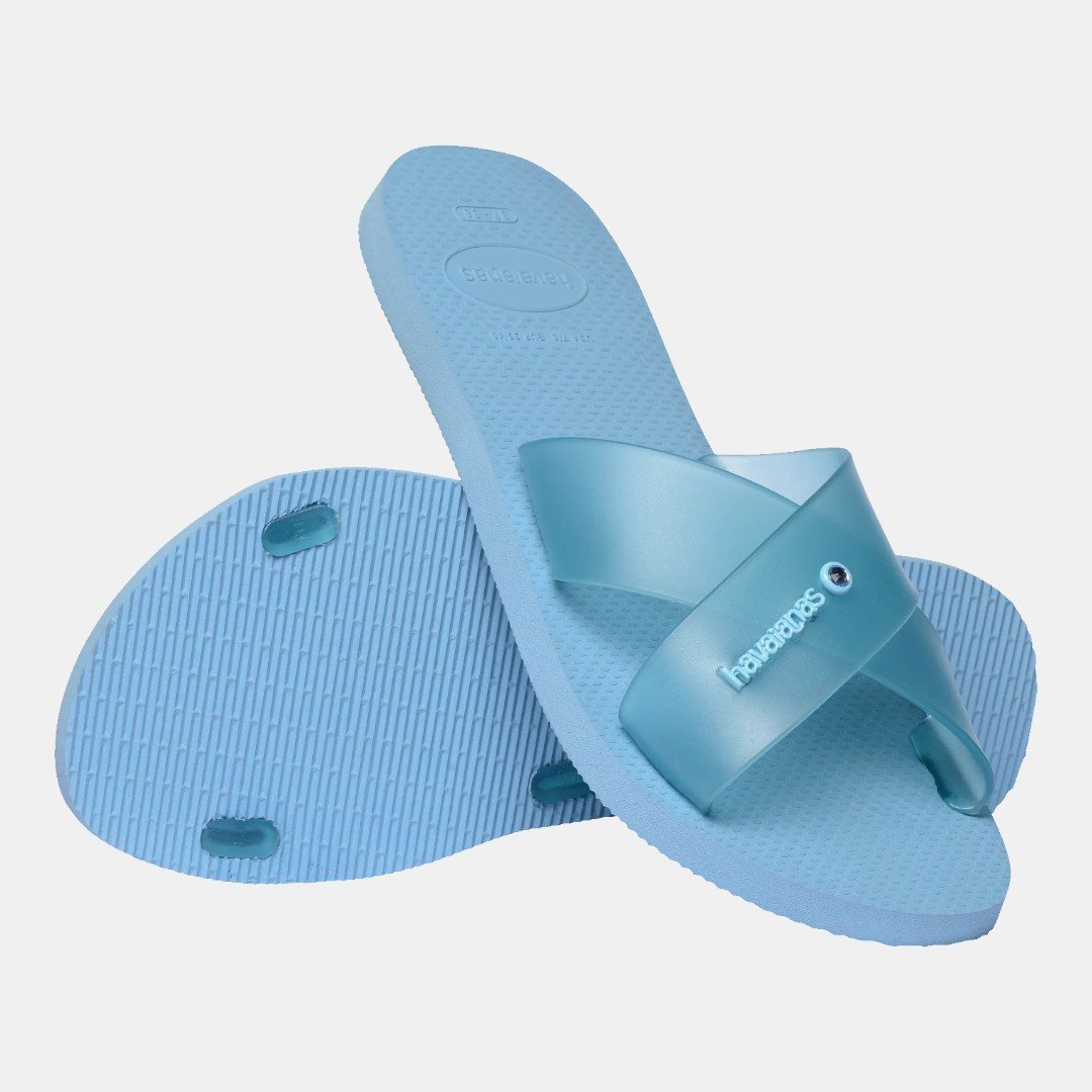 Rasteirinha Havaianas Aqua Jelly Azul Lavanda Azul 6