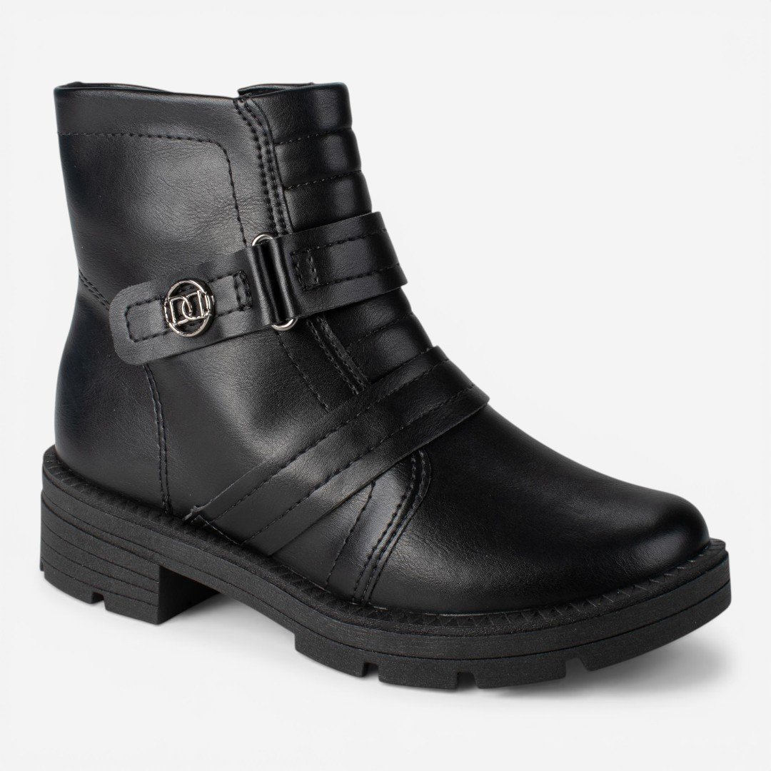 Bota Dakota Cano Curto Preta Preto 2