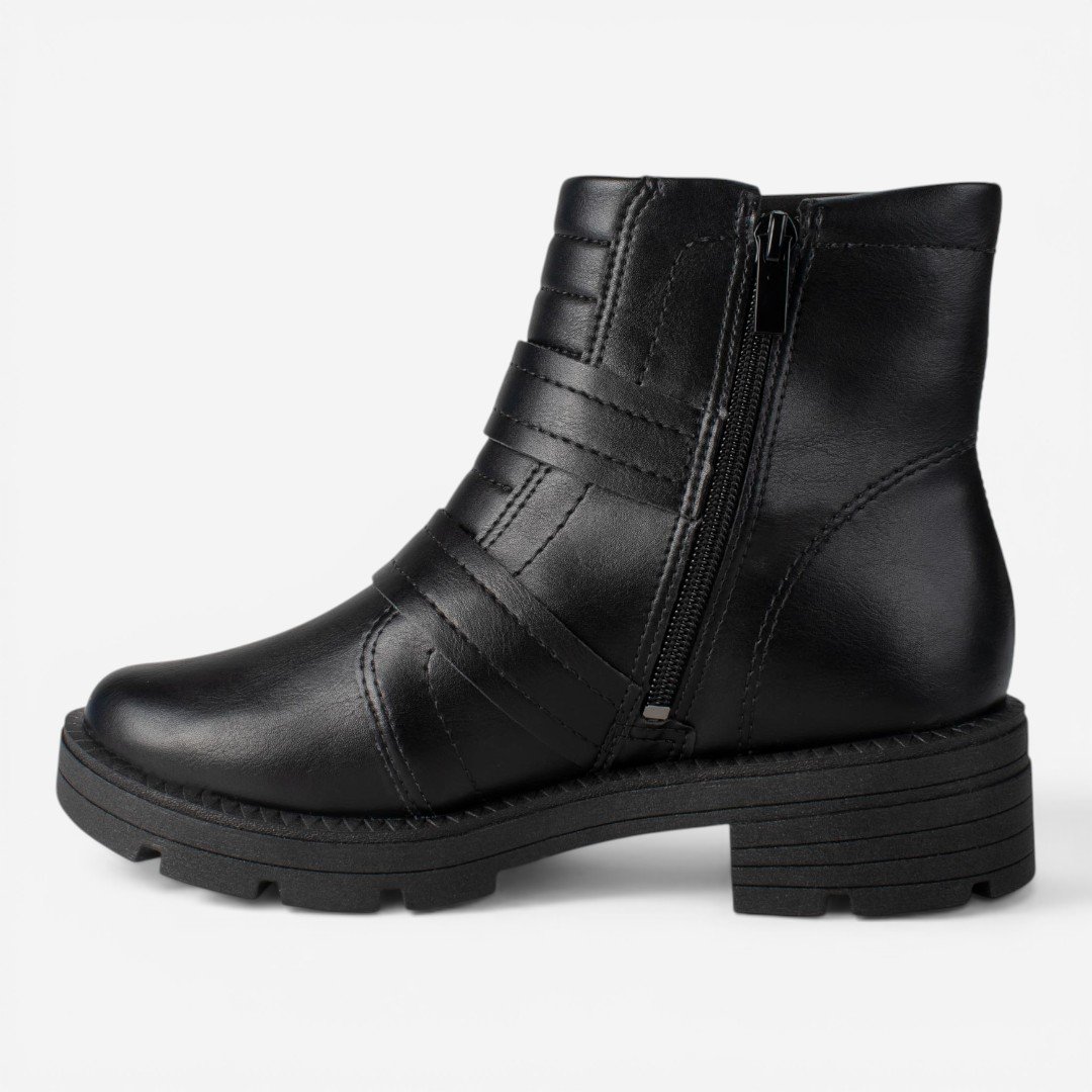 Bota Dakota Cano Curto Preta Preto 5