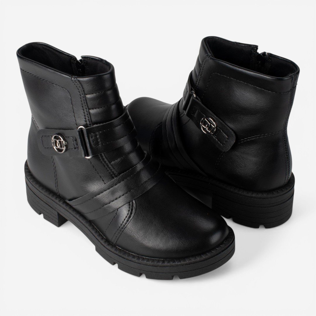 Bota Dakota Cano Curto Preta Preto 7