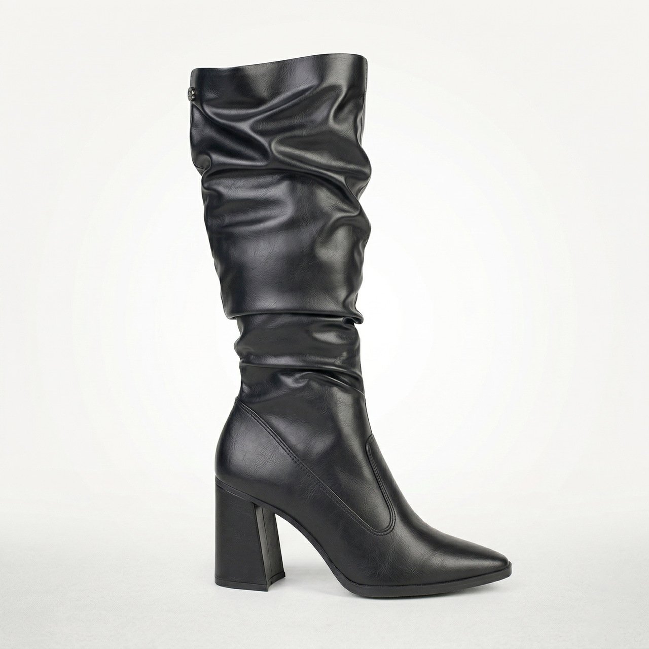 Bota Dakota Cano Longo Slouchy Preta