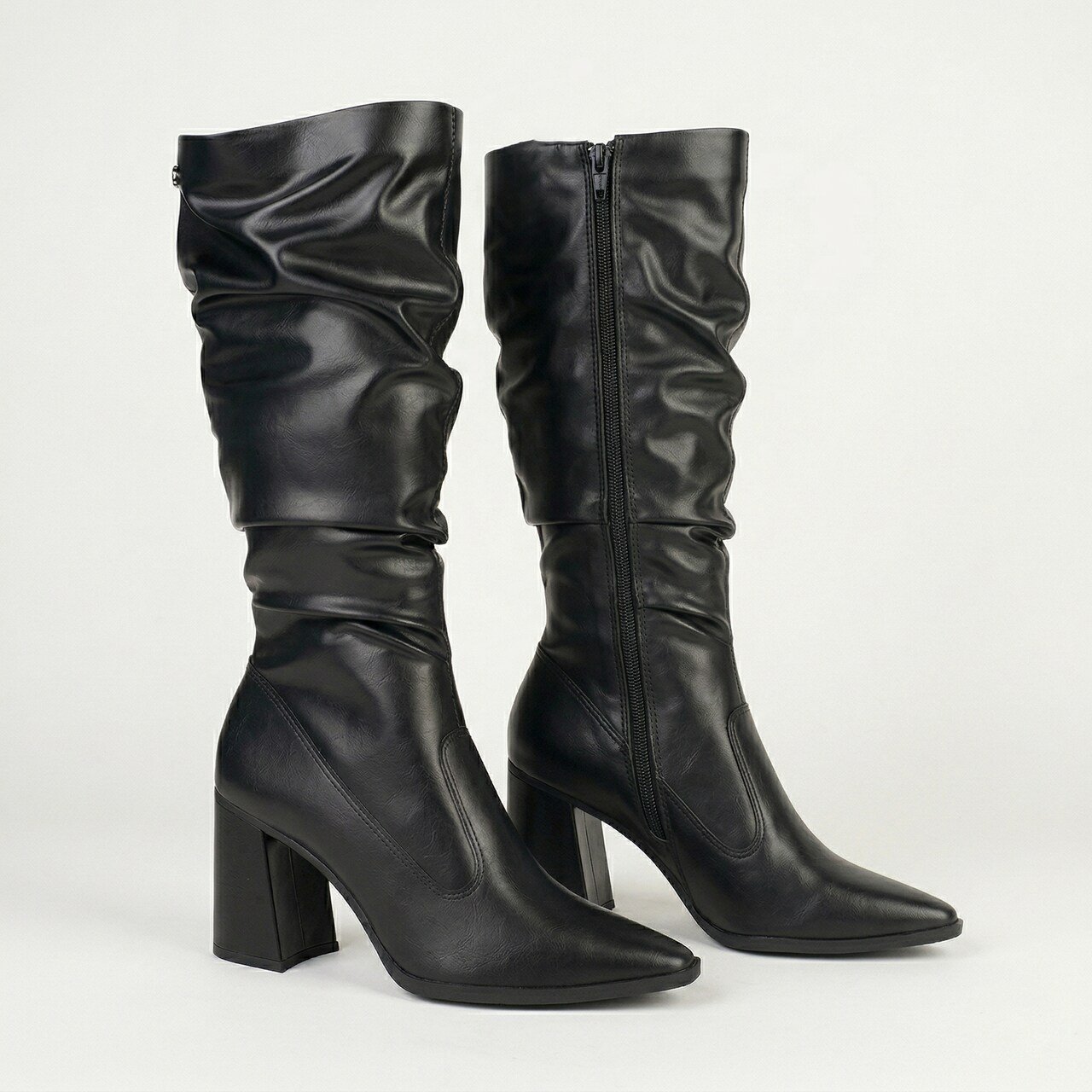 Bota Dakota Cano Longo Slouchy Preta Preto 3