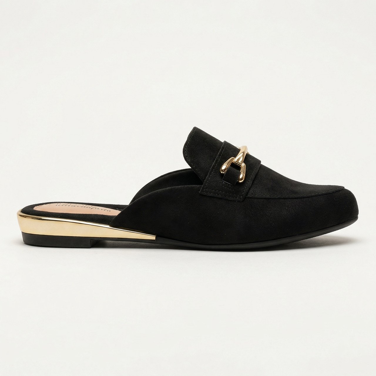 Mule Modare Com Anabela Baixa Preto