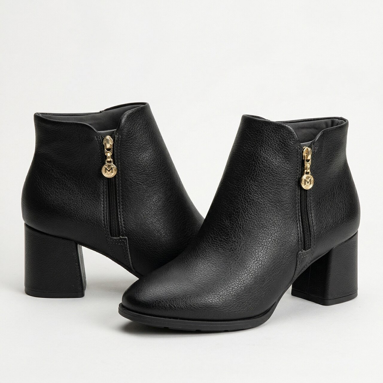 Bota Cano Curto Modare Preta Preto 3