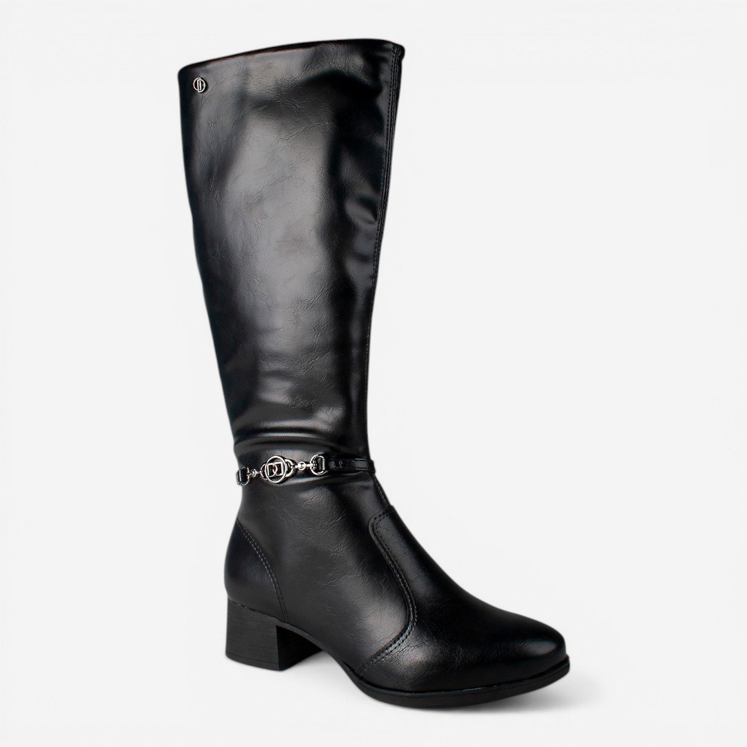 Bota Dakota Montaria Cano Longo Preta Preto 2