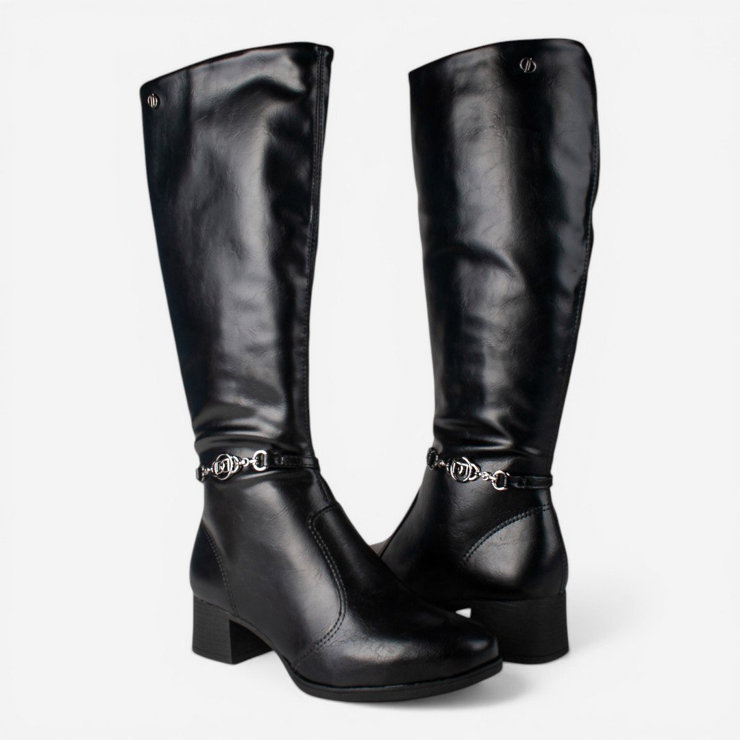 Bota Dakota Montaria Cano Longo Preta Preto 7