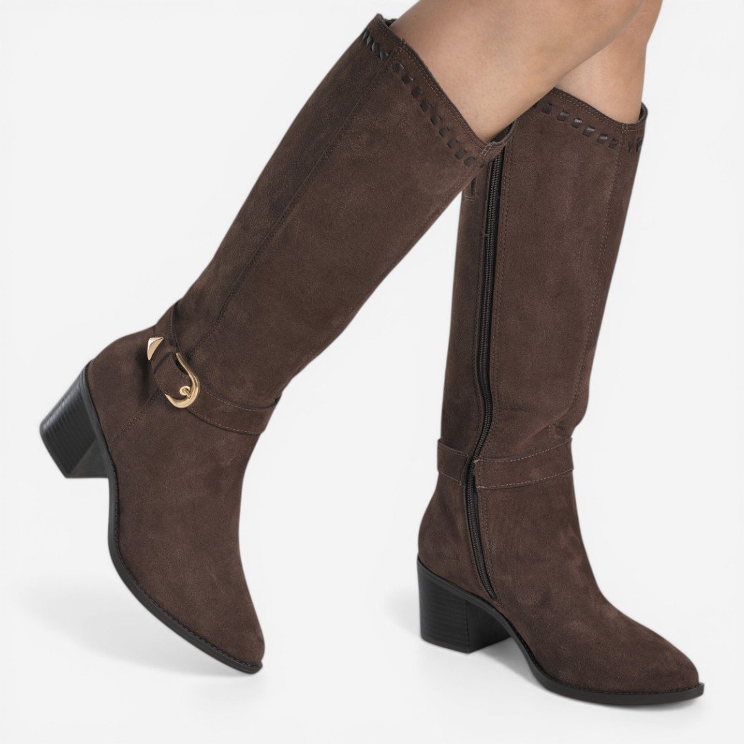 Bota Social Western Via Marte Marrom Marrom 3
