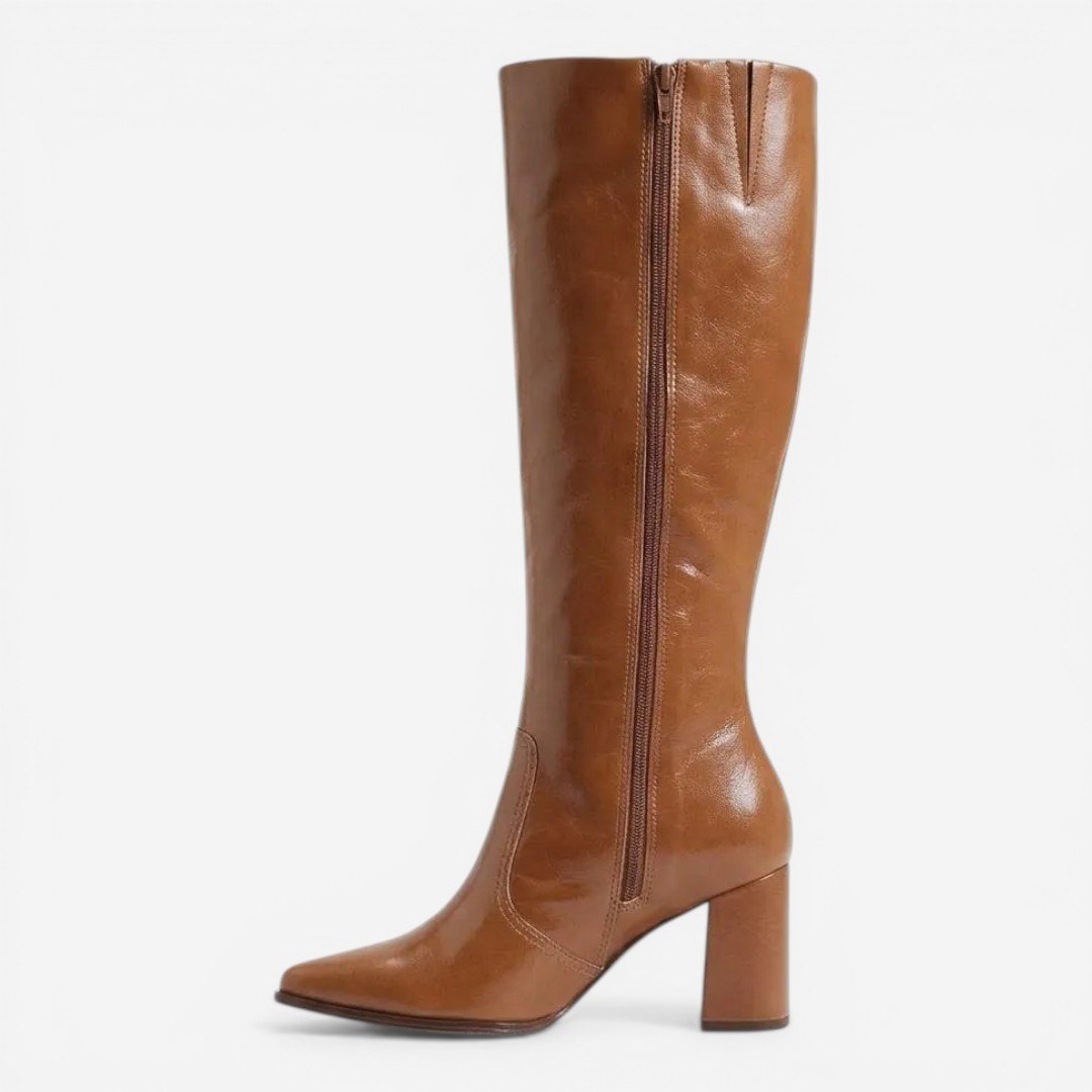 Bota Western Ramarim Cano Longo Capuccino Marrom 3
