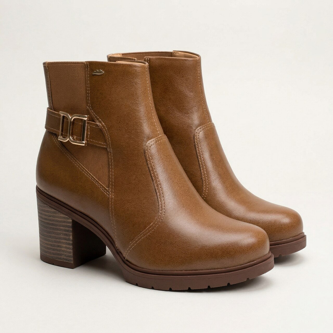 Bota Chelsea Dakota Em Couro Caramelo Marrom 3