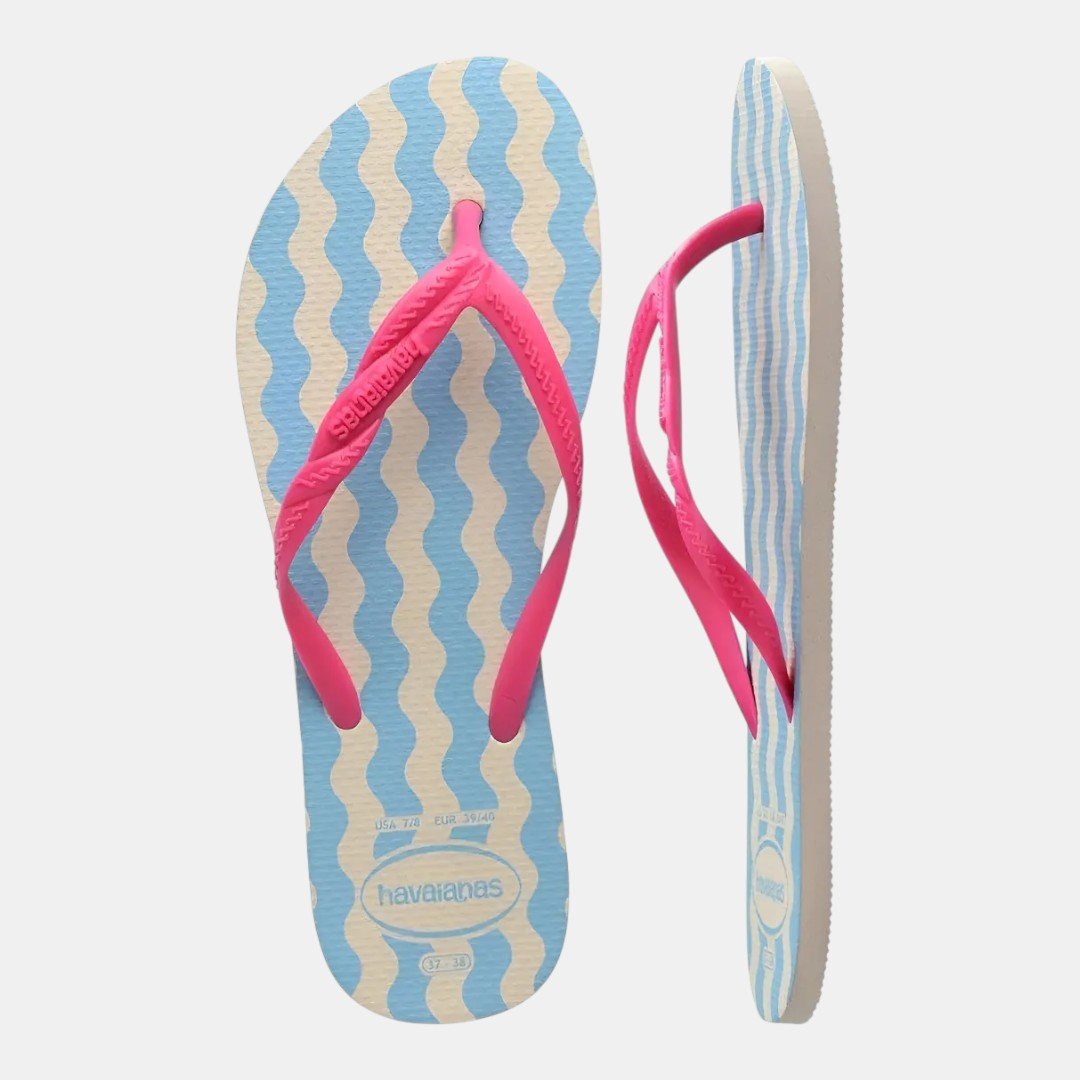Chinelo Havaianas Fantasia Style II Bege Rosa 4