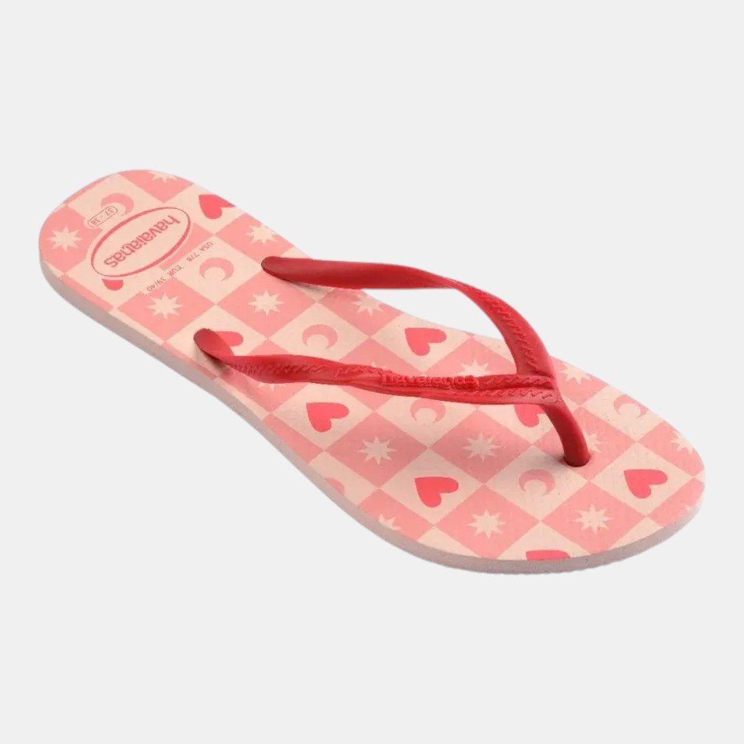 Chinelo Havaianas Fantasia Style II Rosa Vermelho 2