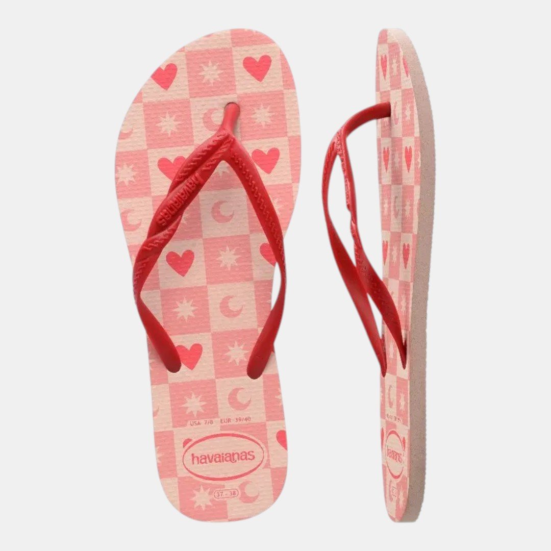 Chinelo Havaianas Fantasia Style II Rosa Vermelho 3