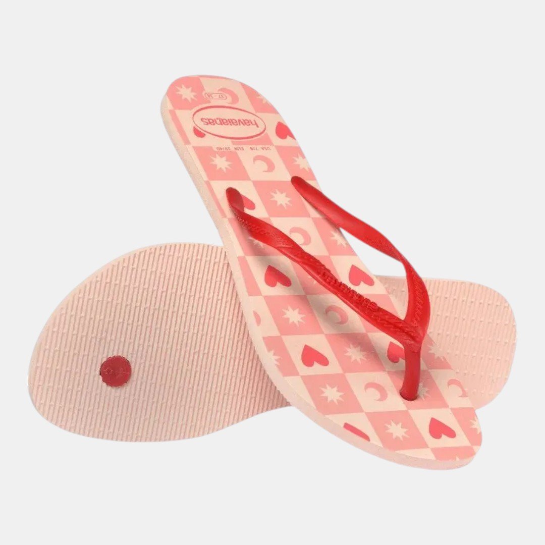 Chinelo Havaianas Fantasia Style II Rosa Vermelho 4