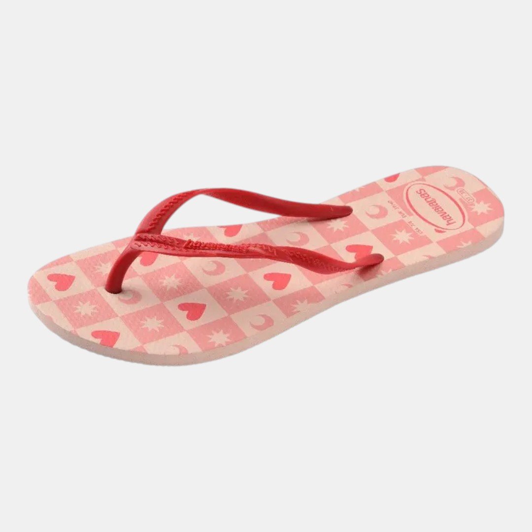 Chinelo Havaianas Fantasia Style II Rosa Vermelho 5