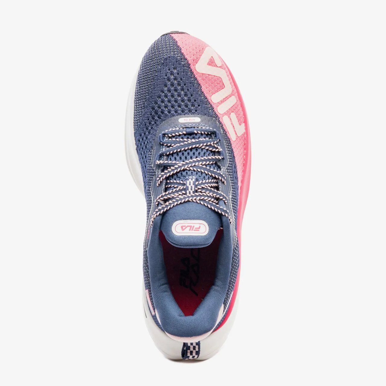 Tênis Fila Racer Speedzone Feminino Azul Marinho Azul/Rosa 4