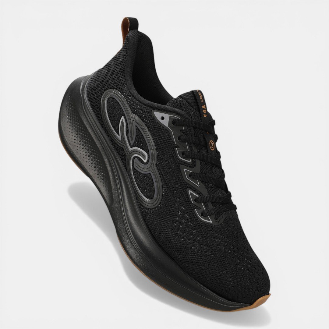 Tênis Olympikus De Corrida Voa 3 Preto Preto 2