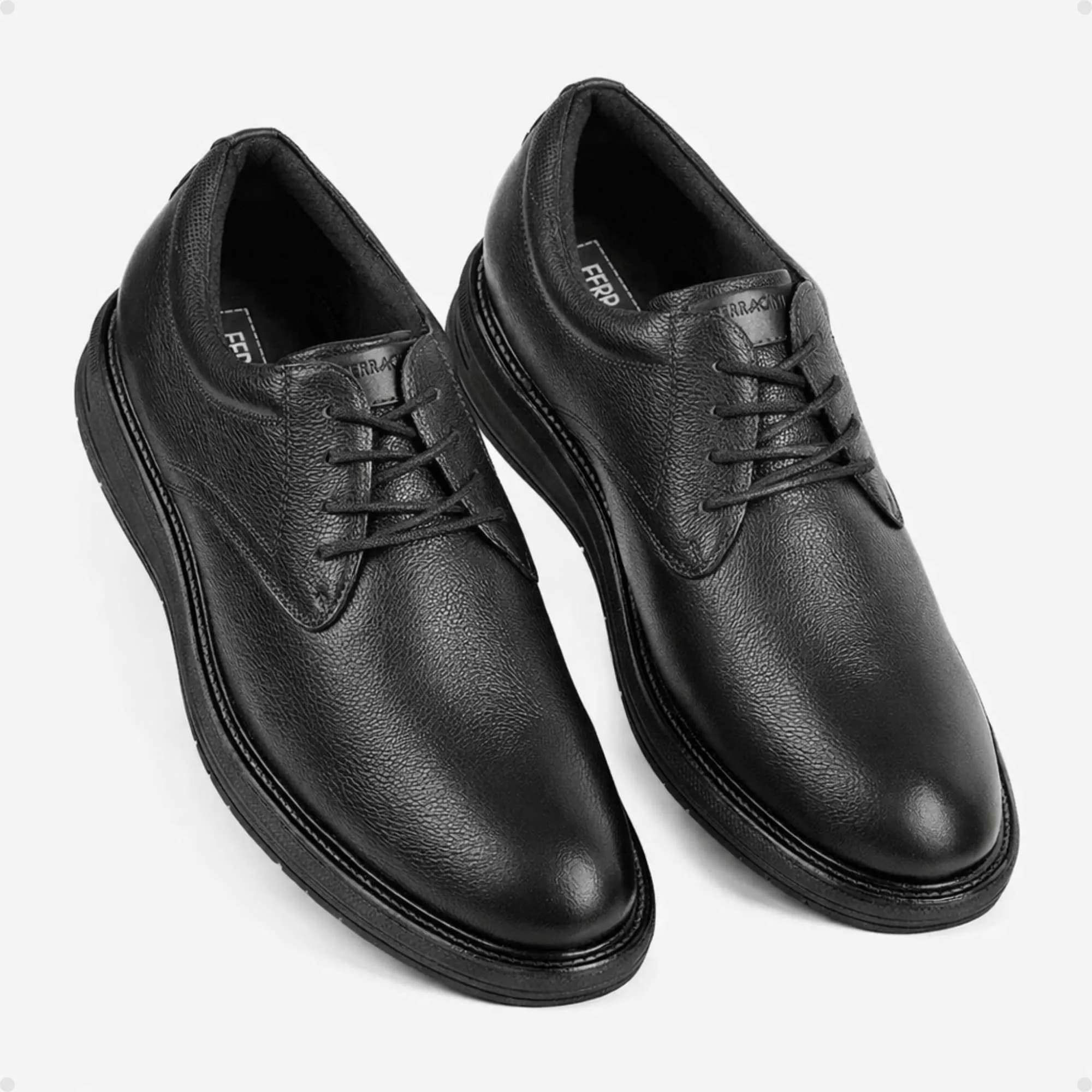 Sapato Casual Ferracini Masculino Austin Preto Preto 2