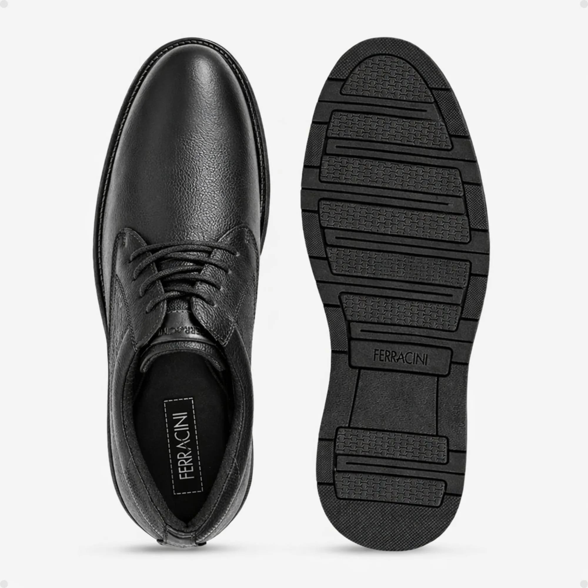 Sapato Casual Ferracini Masculino Austin Preto Preto 3