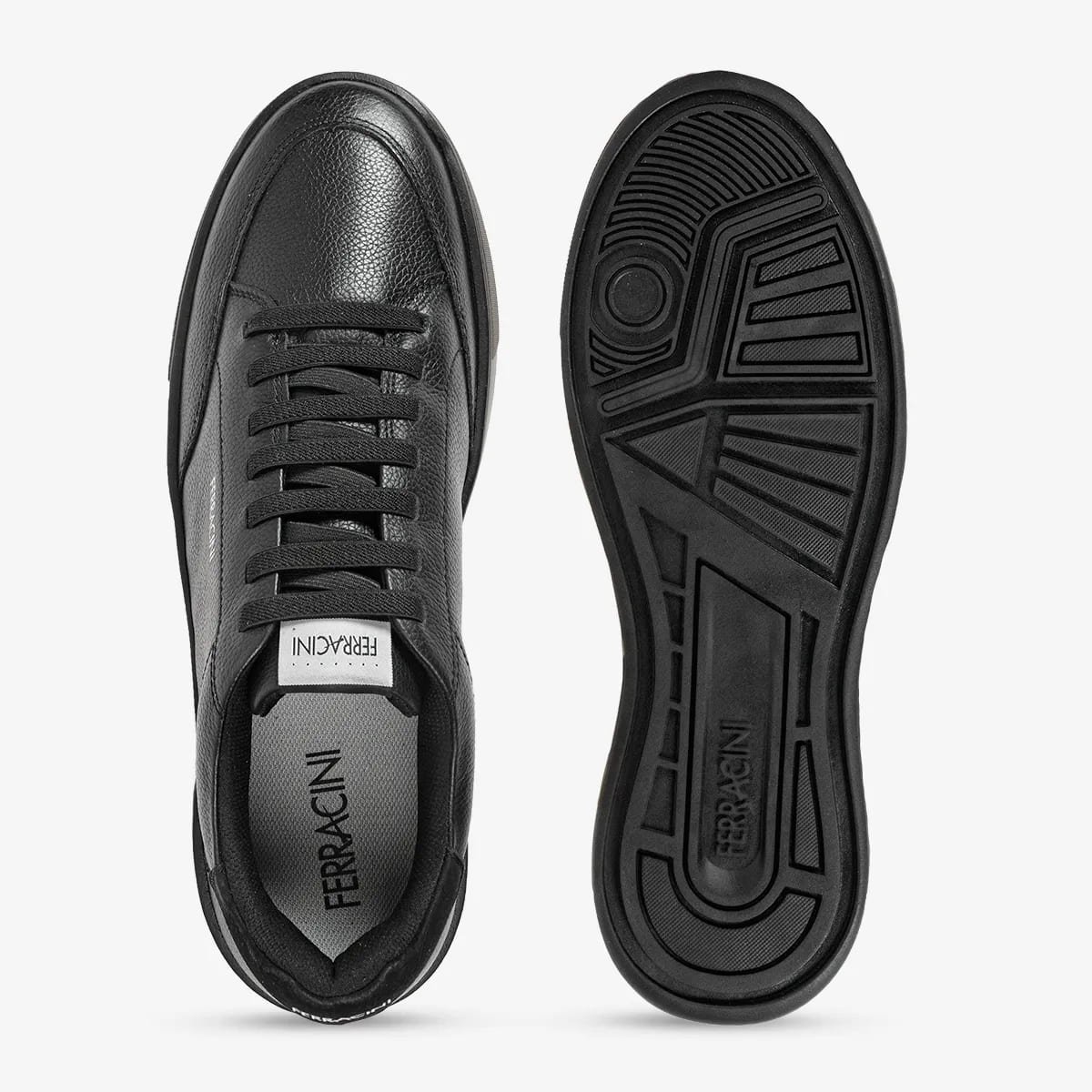 Sapatênis Ferracini Masculino Milan Preto Preto 4