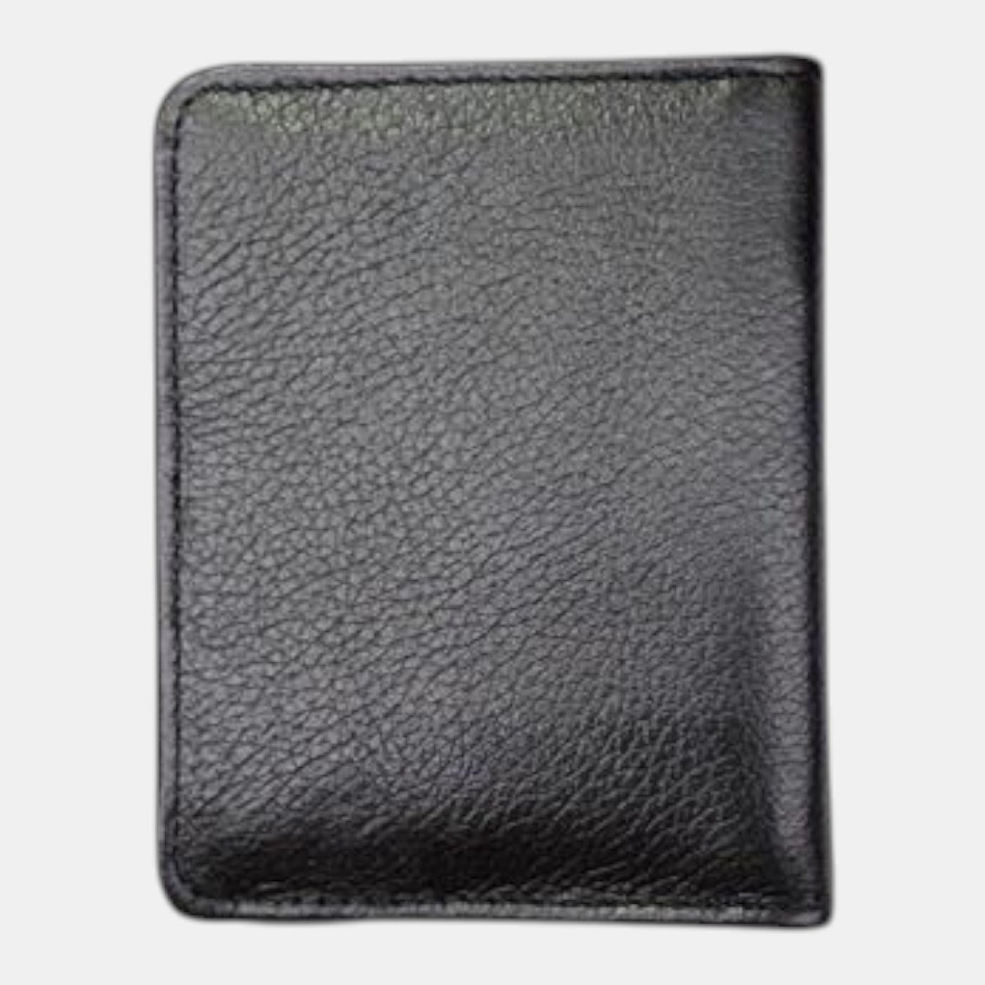 Carteira Original Masculina Em Couro Preta Preto 3