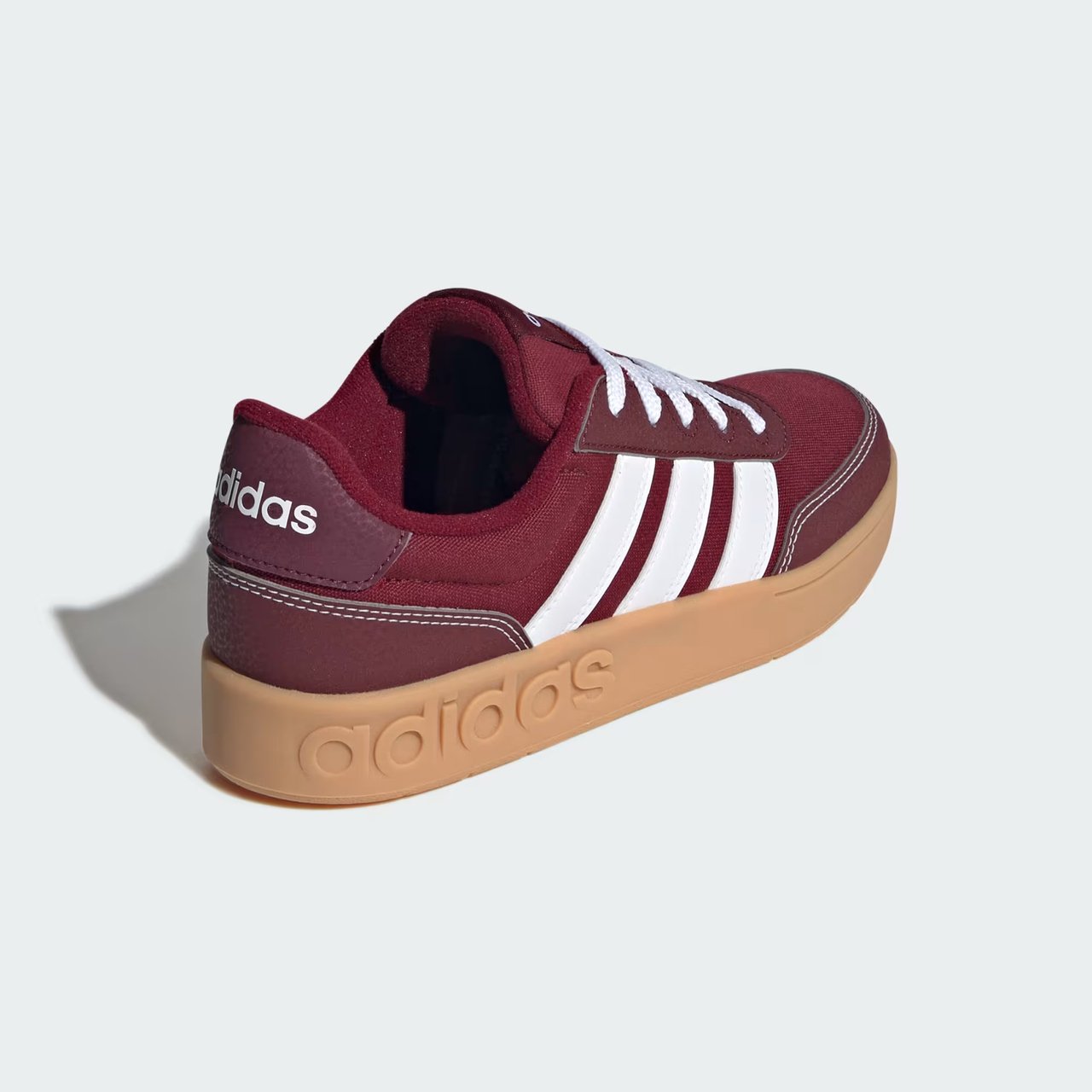 Tênis Adidas Breakbase Infantil Vinho Bordô 5