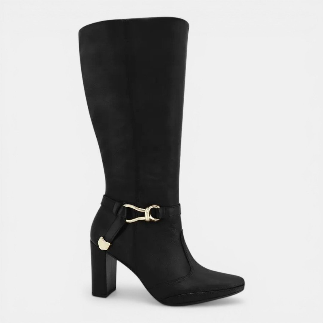 Bota Ramarim Total Comfort Cano Longo Preta