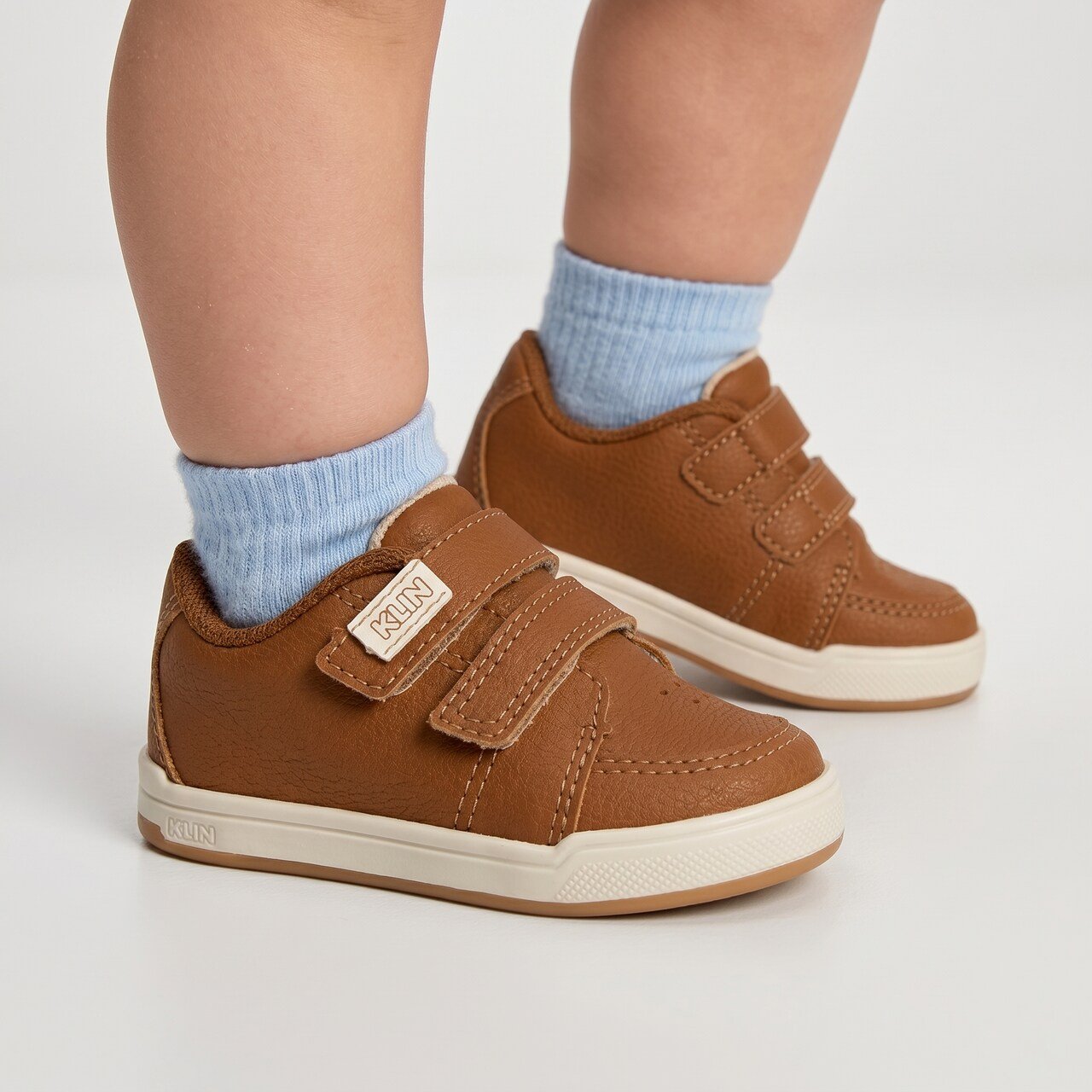 Tênis Klin Flyer Infantil Bebê Caramelo Marrom 2