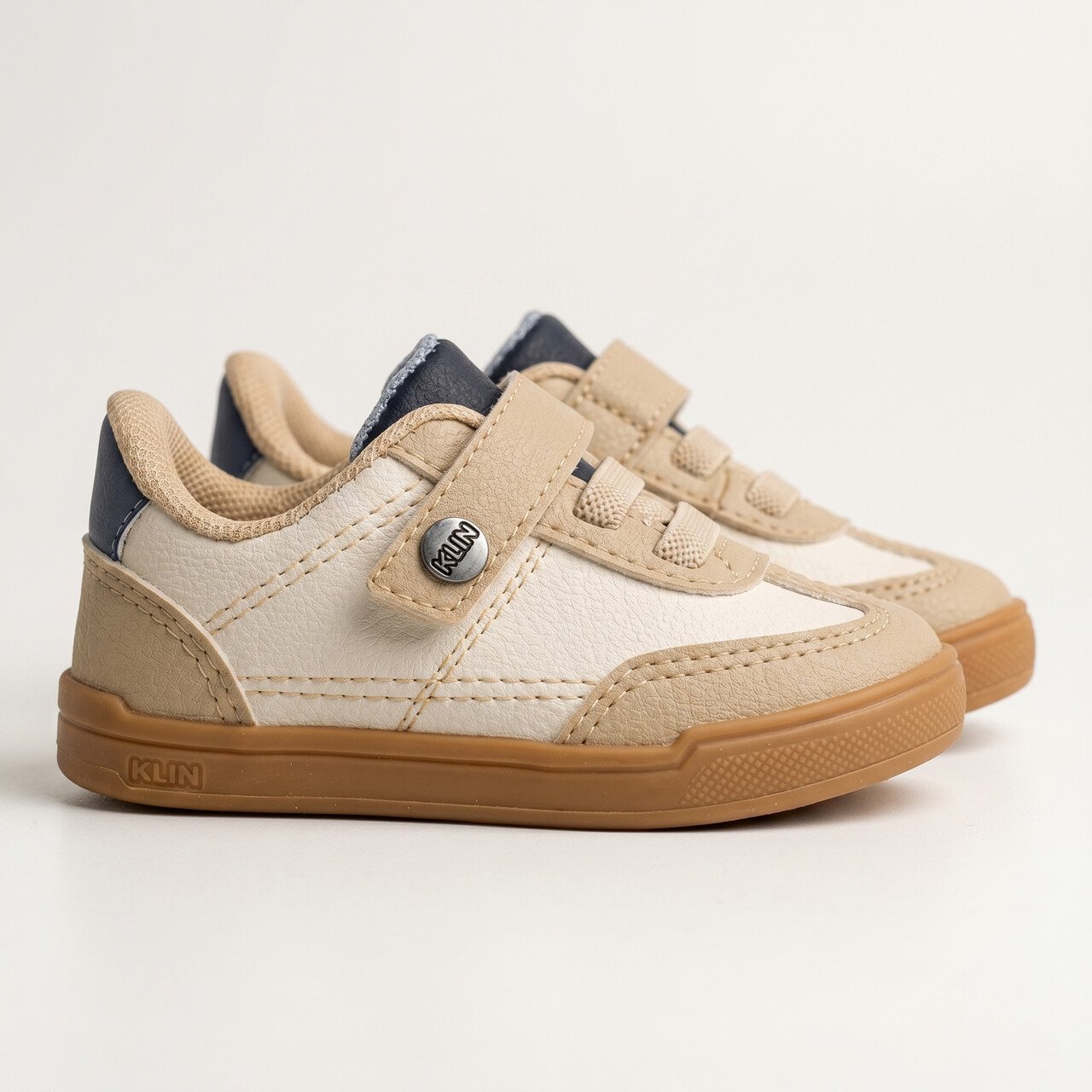 Tênis Klin Flyer Infantil Bebê Off White Bege 2