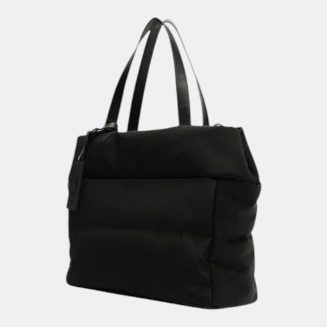 Bolsa Brizza Arezzo Tiracolo Preta Nylon Gigi Pequena Preto 5