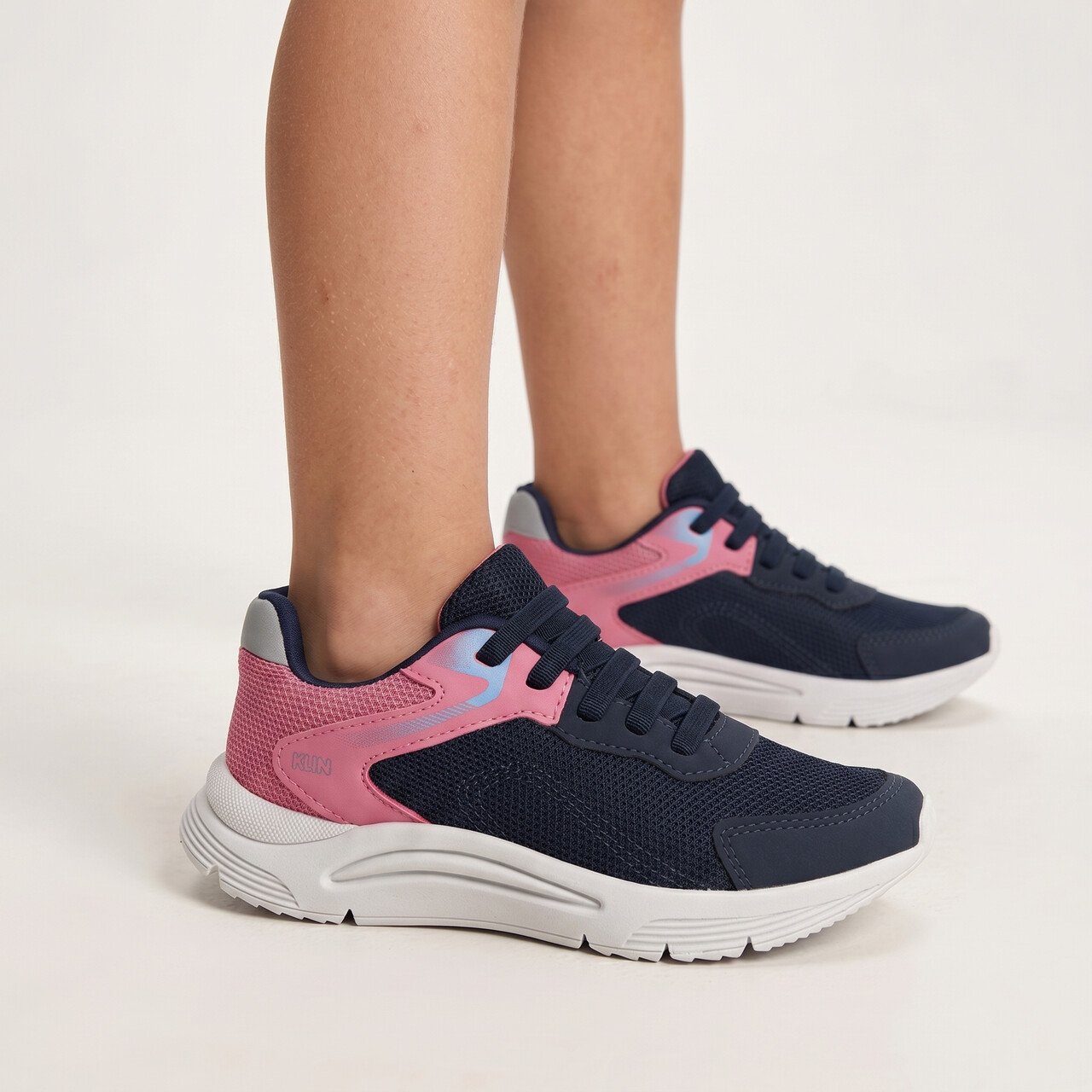 Tênis Klin New Sport Infantil Marinho com Rosa Azul Marinho/Rosa 2