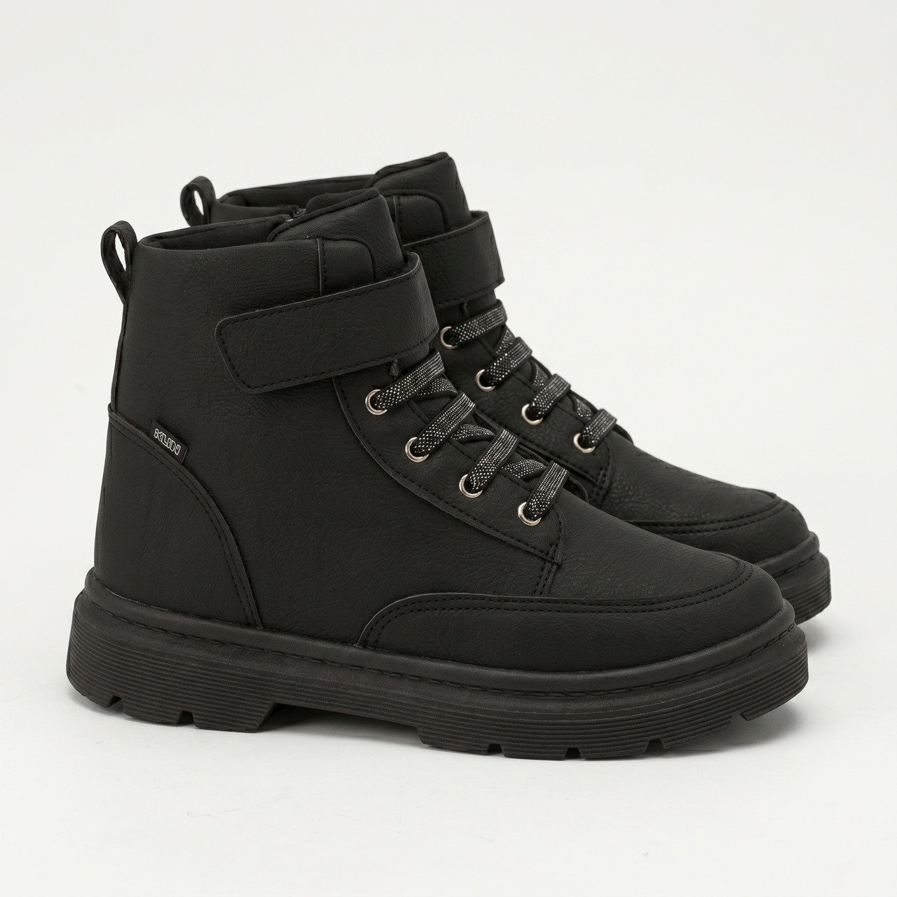 Coturno Klin London Infantil Preto Preto 3