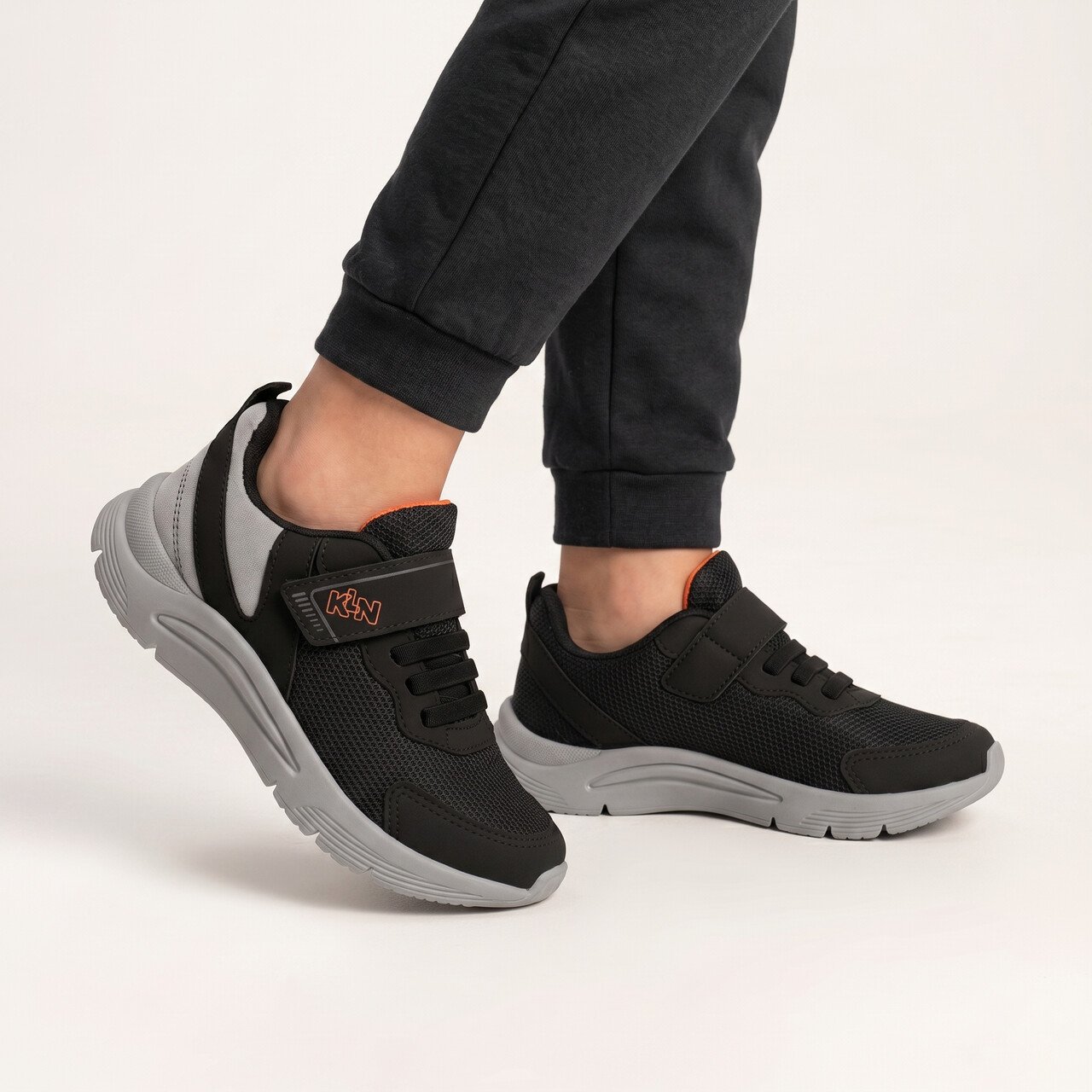 Tênis Klin New Sport Masculino Infantil Preto Preto 2