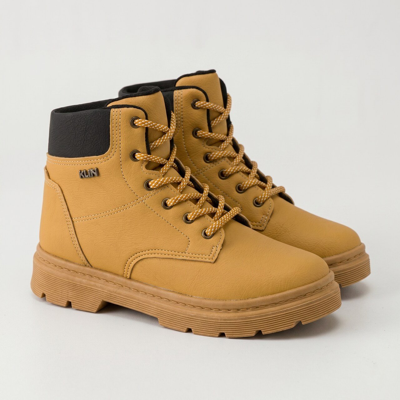 Coturno Klin London Infantil Mostarda Caramelo 3