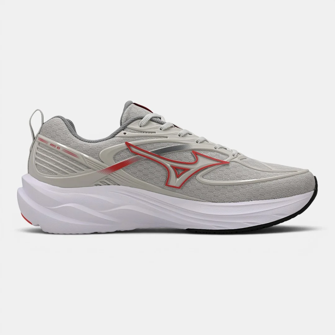 Tênis De Corrida Mizuno Space 6 Cinza Claro Cinza 4