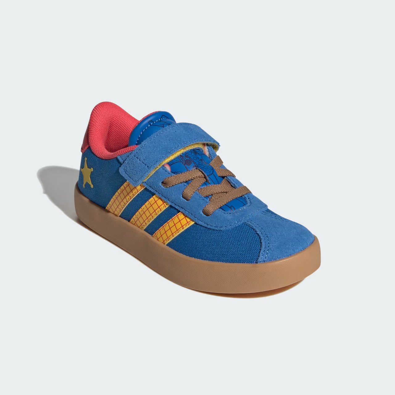 Tênis Adidas Pixar Toy Story Woody VL Court 3.0 Infantil Azul 2